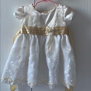Baby girl formal ivory dress